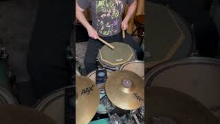 220 BPM Double Paradiddle practice drums drummer drumming drumlife percussion practice [upl. by Sualkin]