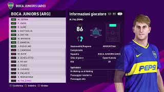 eFootball PES 2020 PS4  BOCA JUNIORS CLASSIC ALL TIME XI 7100 [upl. by Hamachi]