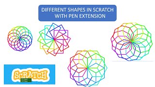 How To Draw Shapes With The Help of Pen Extension In Scratch Programming language [upl. by Vasquez]