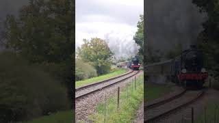 Beachy Head and Sir Nigel Gresley climbing away from Horsted Keynes Oct 2024 [upl. by Ennairak]