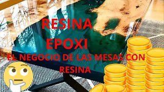 resina epoxi mesas con resina [upl. by Humfrid683]