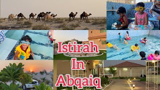 One night at istirah in abqaiq dammamfarm house in abqaiq dammamBest place to hangout [upl. by Suivatal]