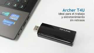 Adaptador inalámbrico USB de banda dual AC1200 Archer T4U [upl. by Katha255]