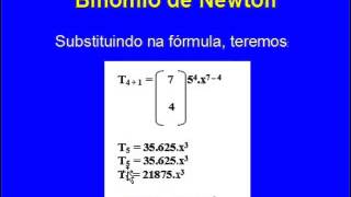 Termo Geral  Aula 05  Binomio de Newton [upl. by Ethelbert]