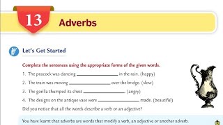 Adverbs  Ch13  Part01  Class VIII  Collins English grammar and composition book [upl. by Amaras25]