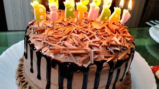 Sisters Birthday Chocolate cake By Food and The Foodie [upl. by Noiroc734]