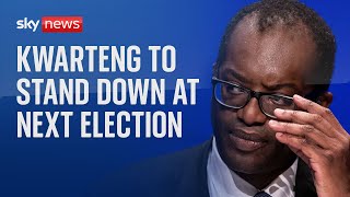 Kwasi Kwarteng Former chancellor to stand down at next UK election [upl. by Kally]