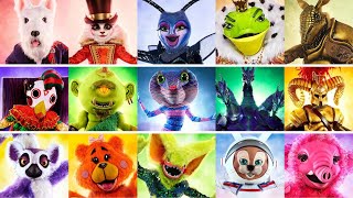 ALL MASKED SINGER REVEALS Season 7 [upl. by Oidiple]