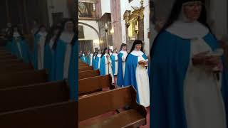 Nuns march in San Miguel [upl. by Kolk]