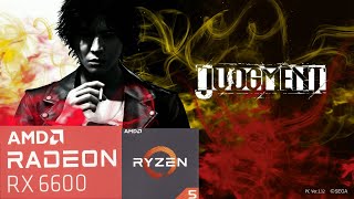 Judgment  Benchmark  Ryzen 5 5600  RX 6600  Ultra High Settings [upl. by Eelarat344]