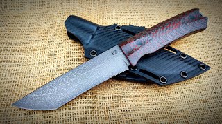 WOOTZ steel from an old rusty file Making the best tactical knife [upl. by Sorkin]