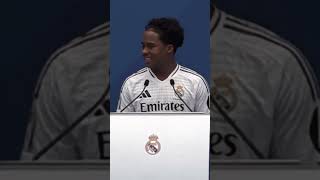 Real Madrid unveil Endrick at Santiago Bernabéu [upl. by Drazze]