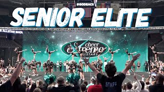 Cheer Extreme  Sr Elite  Showcase SINGLE CAM 2022 [upl. by Florida25]