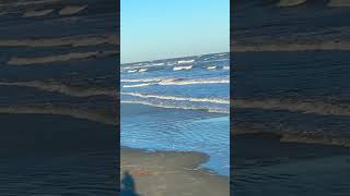 Bikeriding Galveston SeaWall beach view [upl. by Gildas]