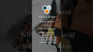 ❄Wim Hof Method Kış Kampları başlıyor❄ 🗓️ 16171819 Ocak 🗓️ 20212223 Şubat [upl. by Sremlahc]