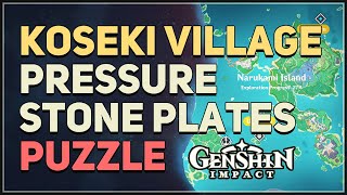 Koseki Village Pressure Stone Plates Puzzle Genshin Impact Seirai Island [upl. by Aylat627]