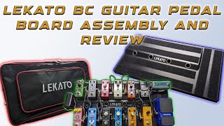 Lekato BC Guitar Pedal Board Build and Review [upl. by Okomot]