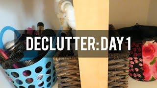 30 DAY DECLUTTER CHALLENGE  DAY 1 [upl. by Eva]