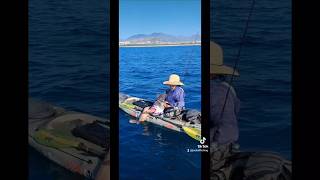 Big White bass kayak fishing los cabos 💪 [upl. by Hploda911]