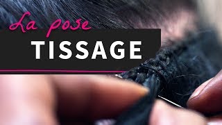 Comment faire un tissage  Pose Tissage  extensions Extiff [upl. by Allehcim]