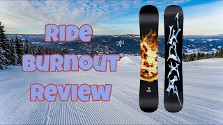 The 2024 Ride Burnout Snowboard Review [upl. by Panter410]