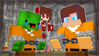 Maizen  JJ amp Mikey ESCAPE from PRISON  Minecraft Parody Animation Mikey and JJ [upl. by Lleoj786]