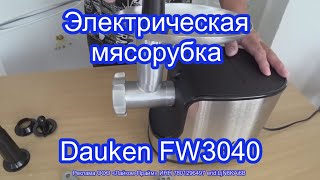 Электрическая мясорубка Dauken FW3040 [upl. by Michaud77]