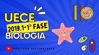 BIOLOGIA UECE 20191 1ª FASE QUESTÕES COMENTADAS  CURSO PÓSITRON [upl. by Larual]