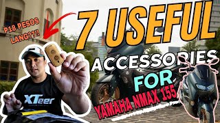 YAMAHA NMAX V2 USEFUL ACCESSORIESYAMAHA NMAX 2024 MODELSHEEPVLOGS [upl. by Lupiv]