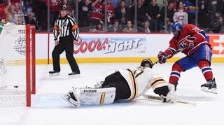 Subban fakes out Rask for a breakaway goal [upl. by Lashonde]