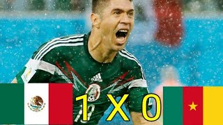 ESTREIA COM VITÓRIA  MÉXICO 1 X 0 CAMARÕES  MELHORES MOMENTOS  HD 13062014 [upl. by Nnawtna]