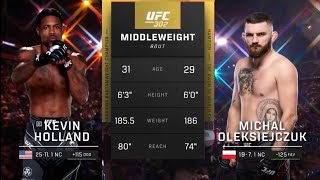 Kevin Holland vs Michal Oleksiejczuk Breakdown [upl. by Airpal]