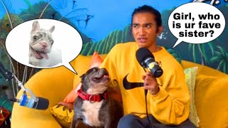 Bretman Rock FUNNY interview with his dog [upl. by Emarej]