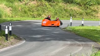 Motorbikes at Prescott Hill Climb Mid Summer Meet Sat 8th June [upl. by Aicillyhp219]