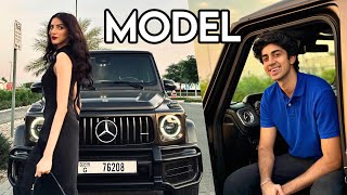 SPENDING 24 HOURS WITH A CAR MODEL  Laiba Khan Lodhi [upl. by Pirri]