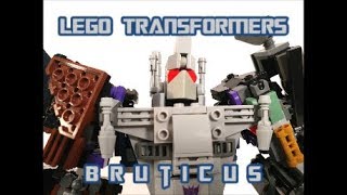 Lego Transformer Combiner Wars Bruticus By BX Brix [upl. by Wertheimer632]