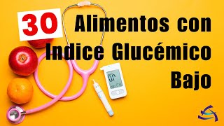 Alimentos con INDICE GLUCEMICO bajo [upl. by Avek]