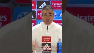 Las RESPUESTAS de GARITANO tras el ARBITRAJE POLÉMICO ante el REAL MADRID [upl. by Sinclare]