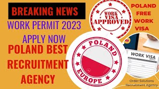 Poland work permit 2023  Poland work visa 2023 [upl. by Atsillak]