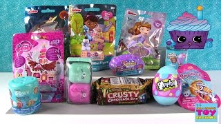 MLP Shopkins Disney Sophia Lion Guard Surprise Egg Mashems Opening  PSToyReviews [upl. by Valene]