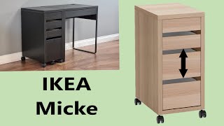 Ikea Micke drawer unit review [upl. by Mehitable225]