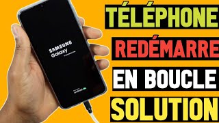 Mon téléphone redémarre en boucleécran noir comment faire [upl. by Auehsoj]