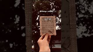 DIY vintage calendar ✨🤎 Im rish [upl. by Persas339]