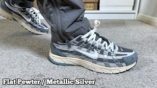 Nike P6000 Flat Pewter  Metallic Silver Reviewamp On foot [upl. by Early910]