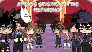 afton family singing battle  unfinished  gacha life [upl. by Gilson841]