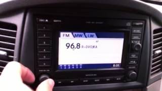 jeep grand cherokee changing the time on the radio navi [upl. by Livy850]