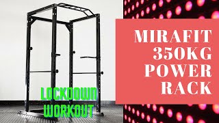 Mirafit M2 350kg Power Rack Home Gym [upl. by Christan]