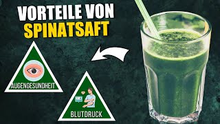 Wissenschaftlich belegte Vorteile von Spinatsaft  Entdecke die Kraft des grünen Elixiers [upl. by Artinek]