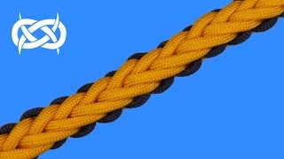 How to make a Thin Serenity Sinnet Paracord Bracelet [upl. by Haggai]