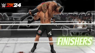 WWE 2K24  Top 10 best SUPER FINISHERS in the game [upl. by Strong]